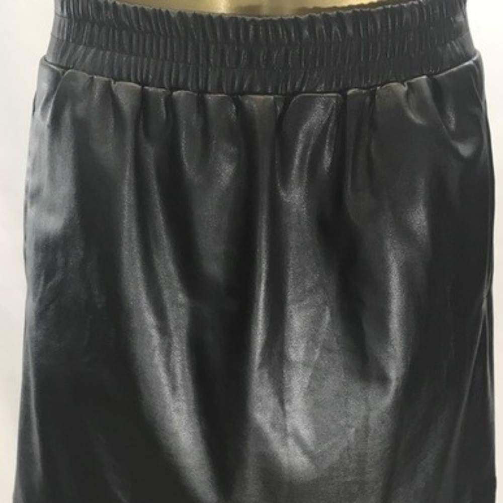 LOFT Faux Leather Skirt